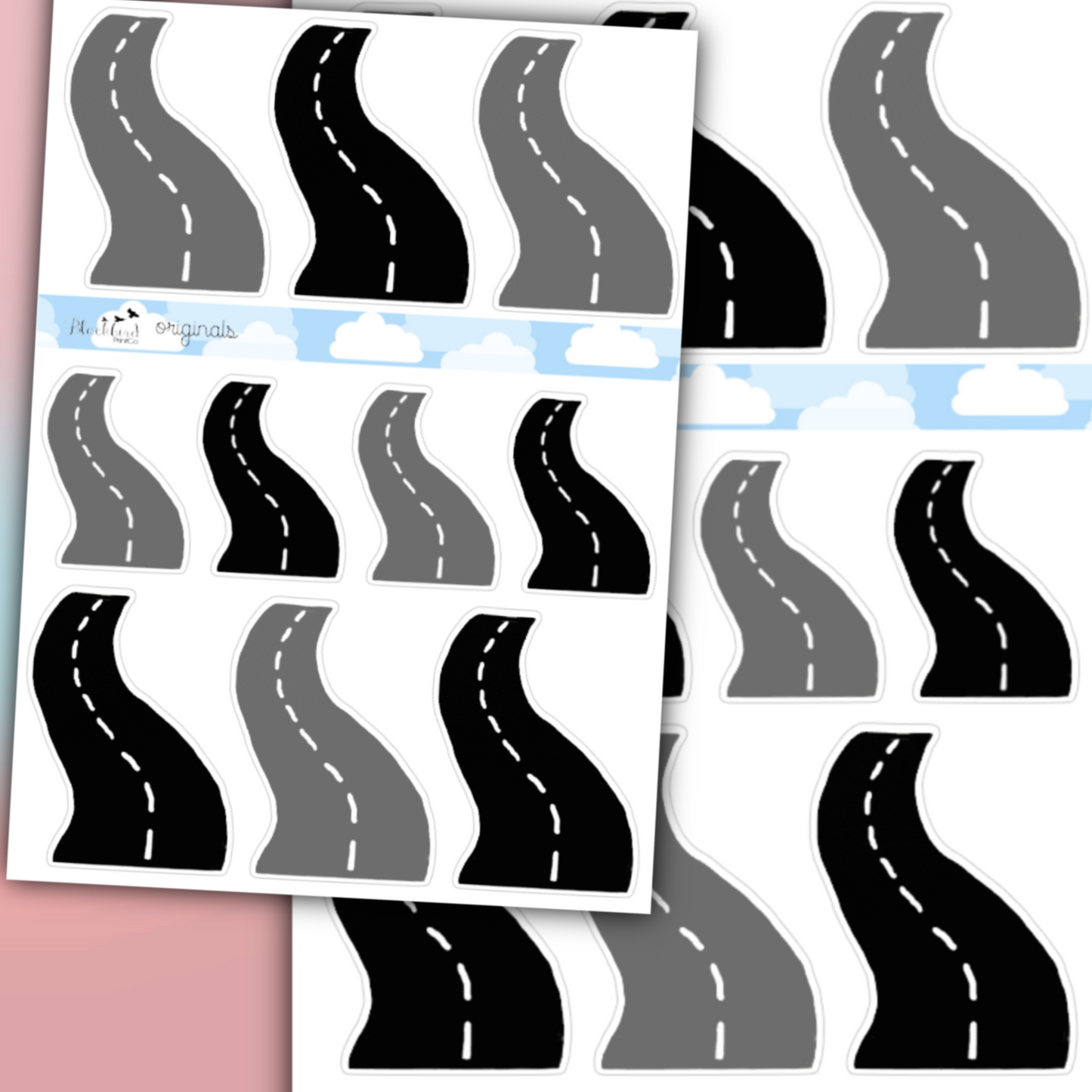 Road Trip - Hand Drawn Planner Stickers