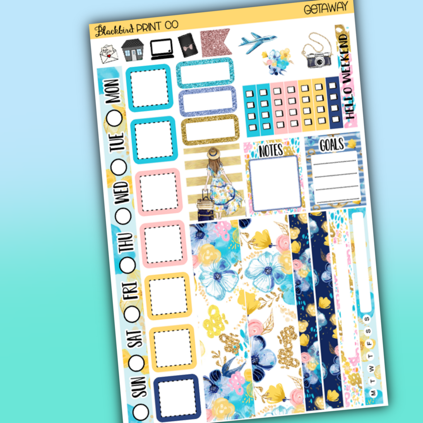 Getaway | for Hobo Weeks / Mini Weeks Planners