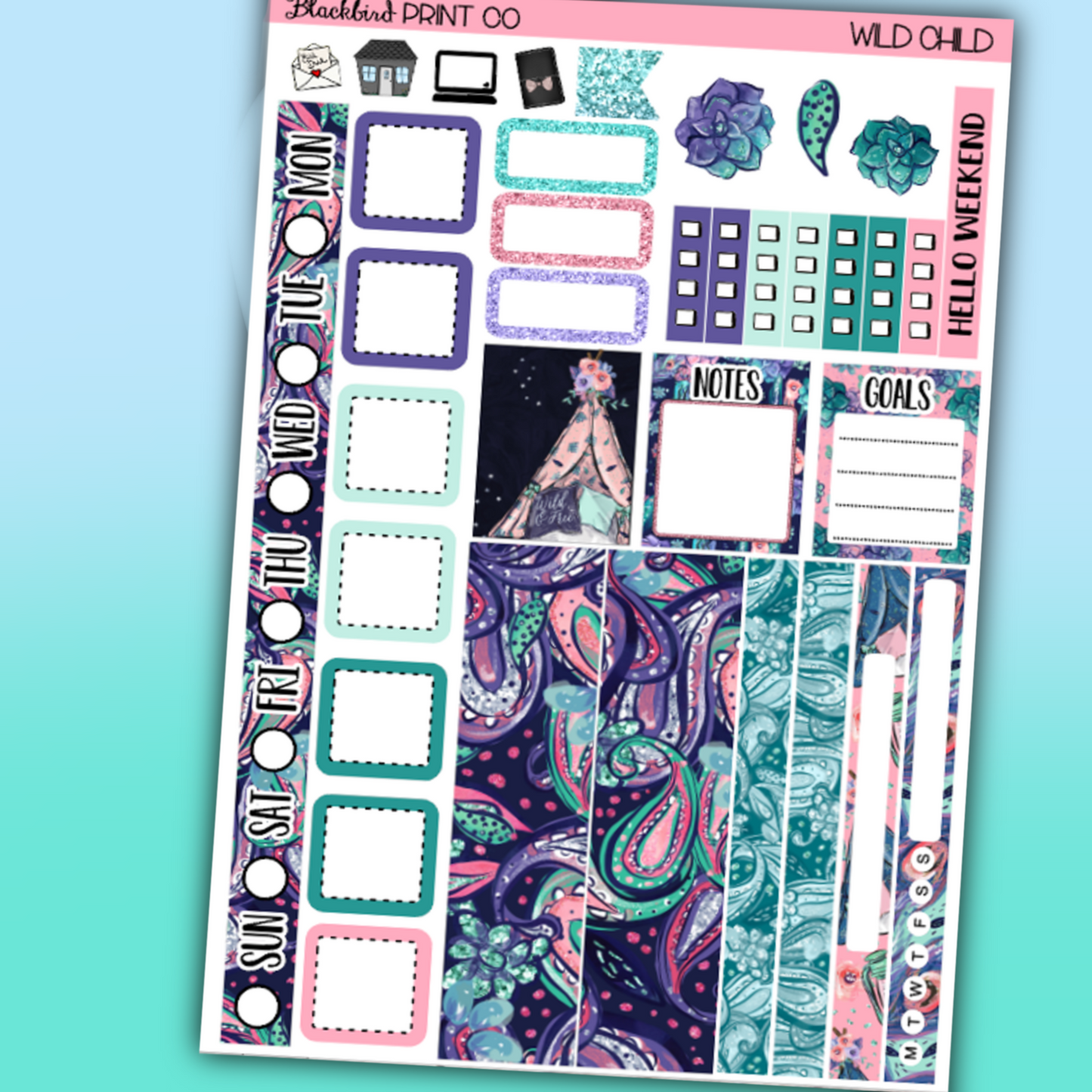 Wild Child | for Hobo Weeks / Mini Weeks Planners