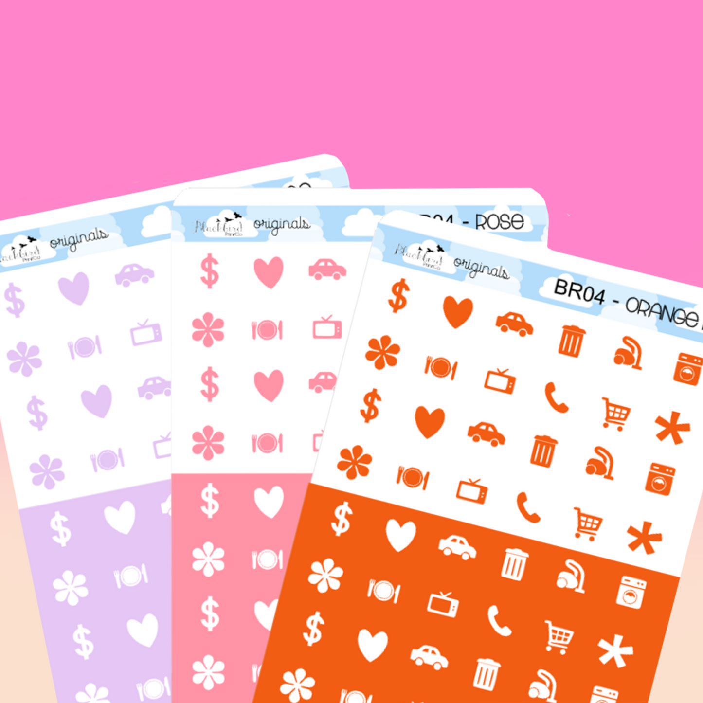 Icon Sheet | Available in 17 colours!