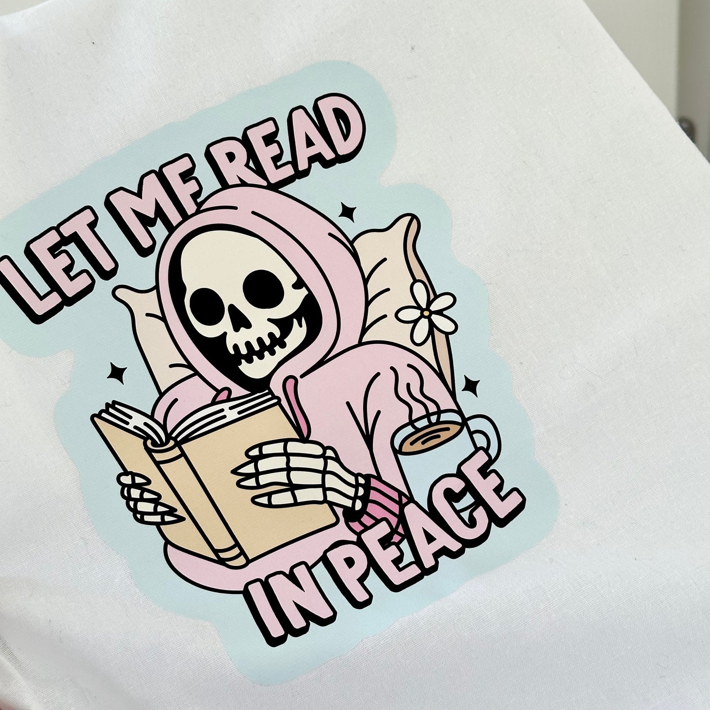 Let me Read in Peace - Cotton Tote Bag