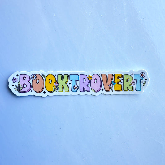 Booktrovert - Waterproof Vinyl Sticker