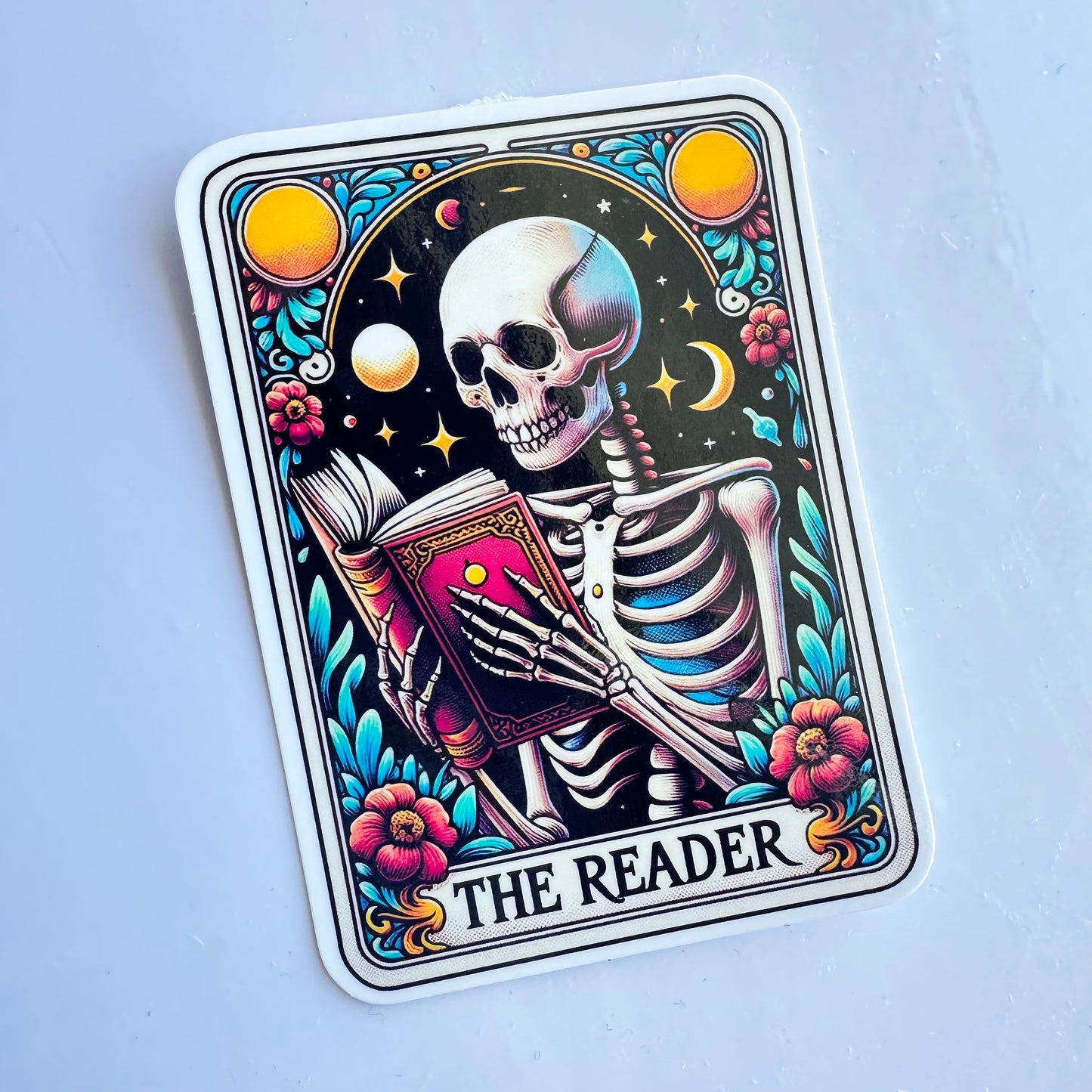 The Reader - Waterproof Vinyl Sticker