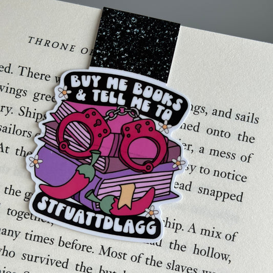 Buy Me Books and tell me to ...... - Magnetic Bookmark