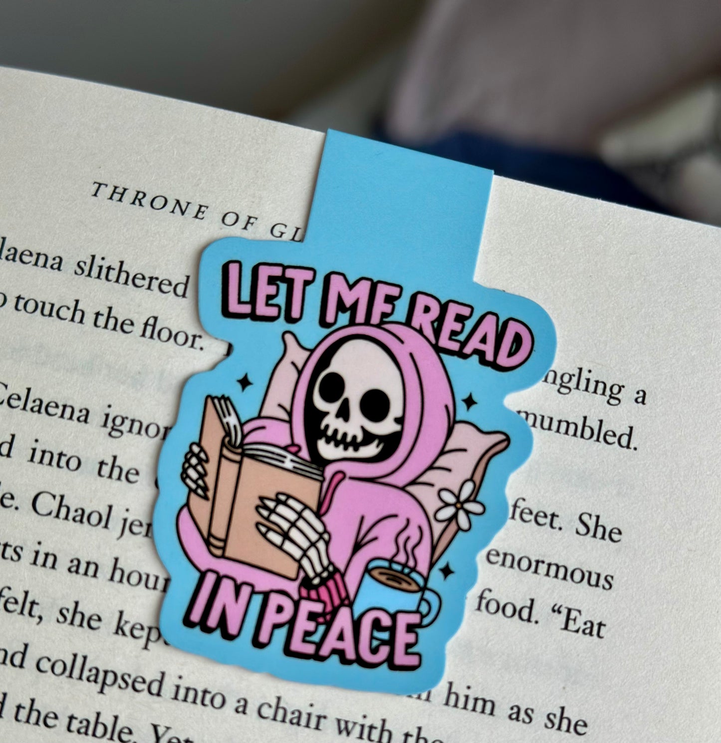Let me read in peace - Magnetic Bookmark