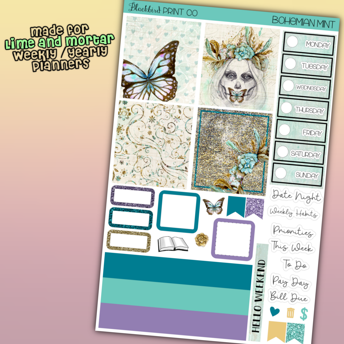 Bohemian Mint | Kit for Lime and Mortar Weekly