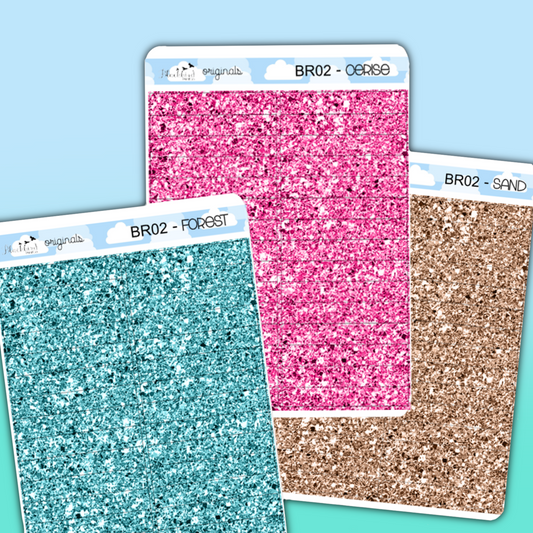 Glitter Headers | Available in 17 colours!