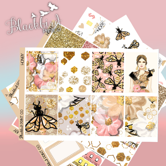 Honey | Planner Sticker Kit for Vertical Planners