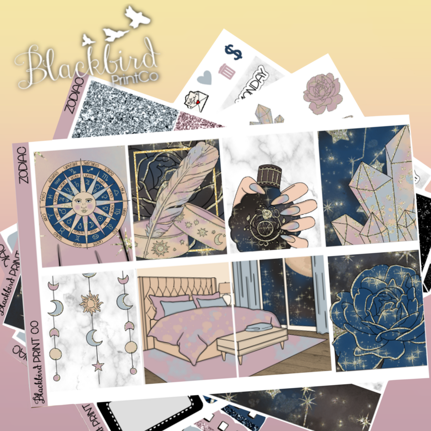 Zodiac | Planner Sticker Kit for Erin Condren Vertical Planners