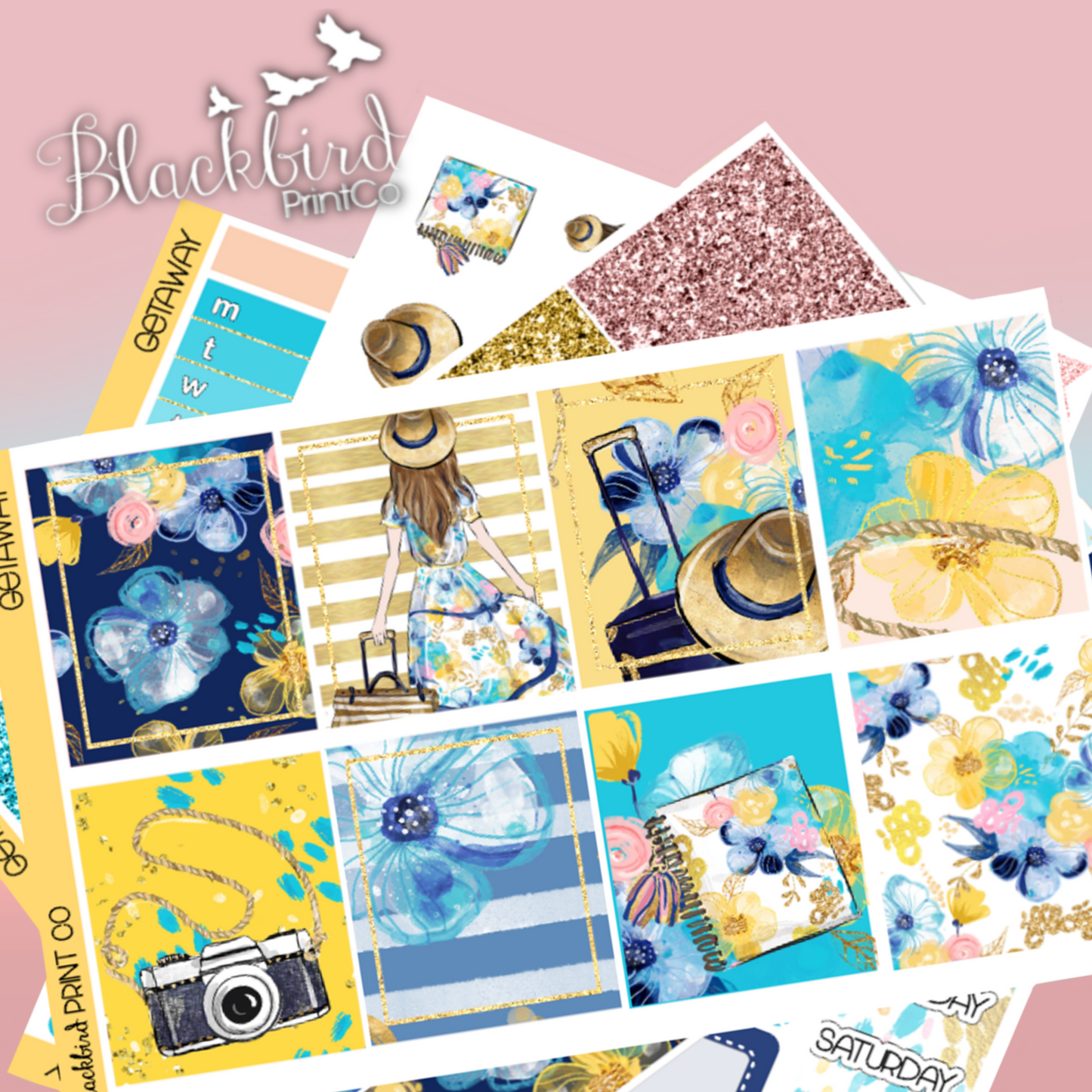 Getaway | Planner Sticker Kit for Vertical Planners