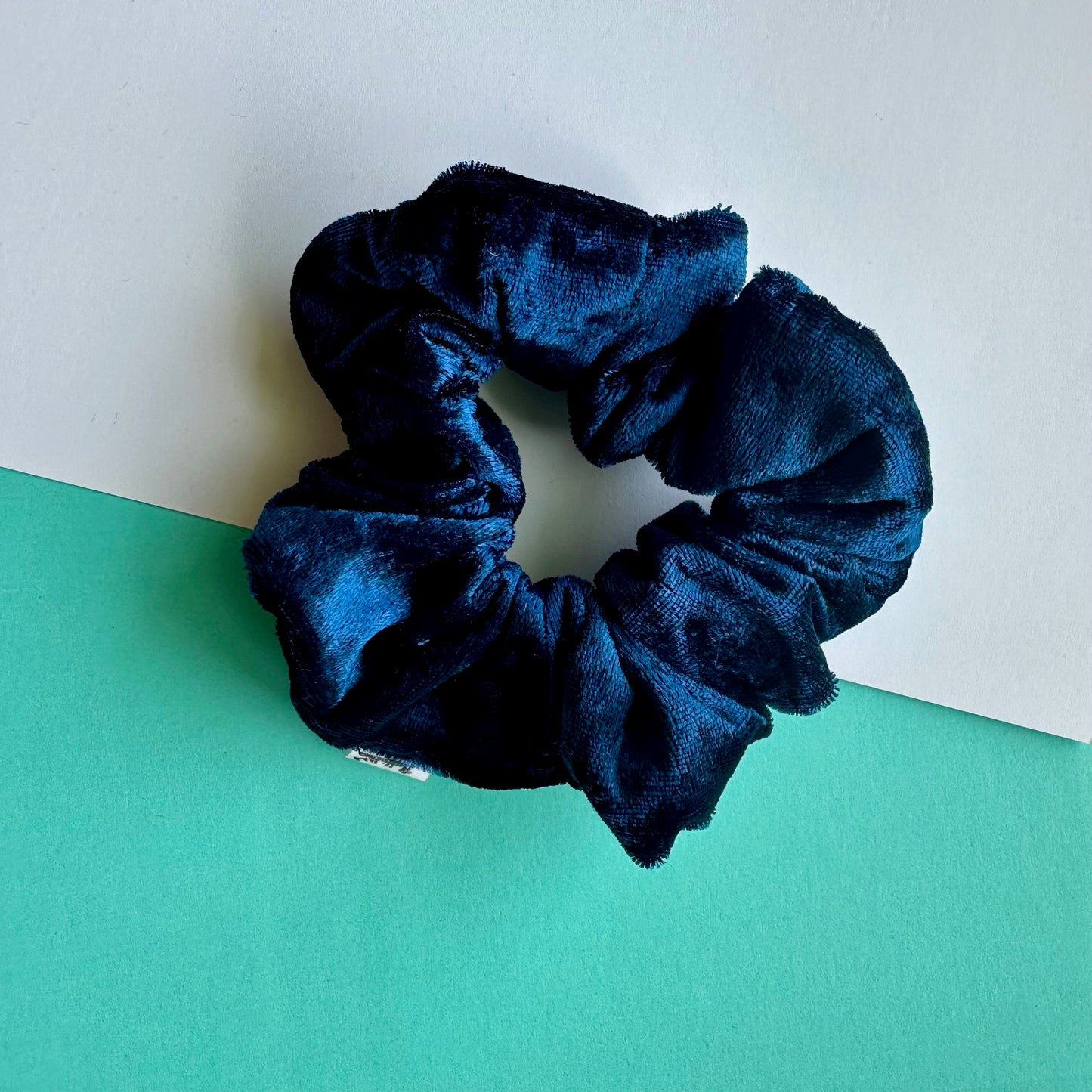 Navy - Velvet Scrunchie