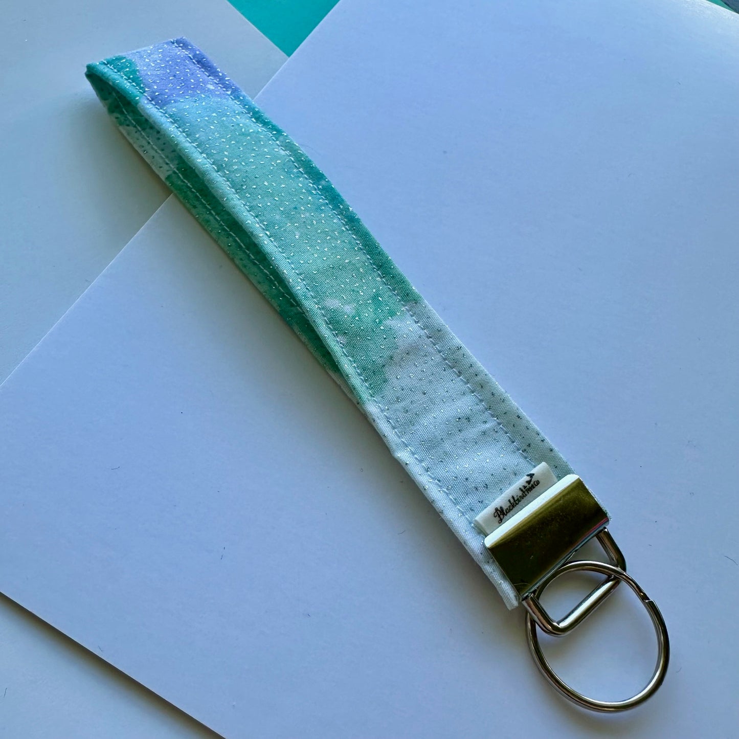 Mint Shimmer - Wristlet