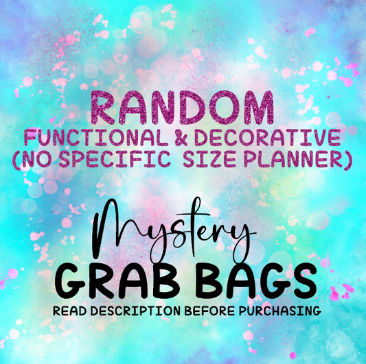 Random Functional and Decorative Stickers | Mystery Kit Grab Bag!