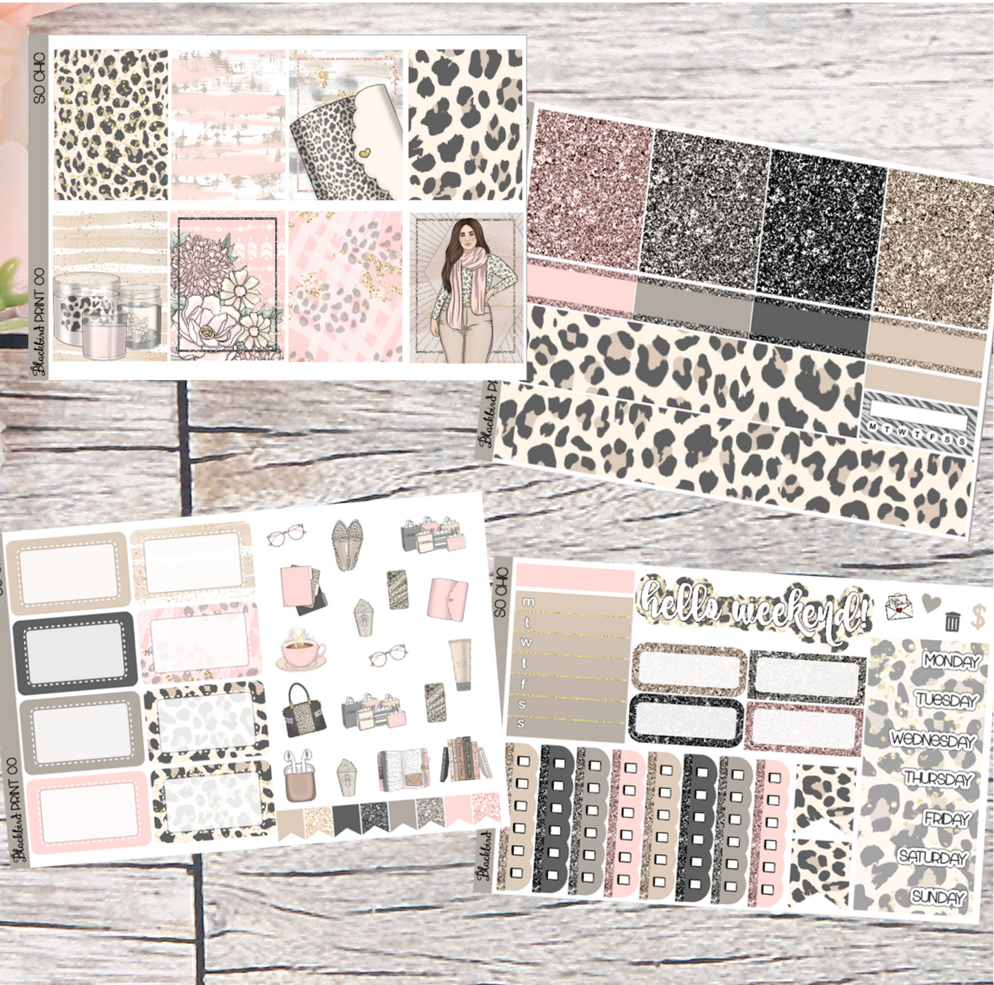 So Chic | Planner Sticker Kit for Vertical Planners